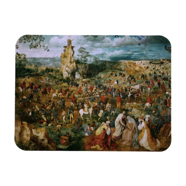 Pieter Bruegel the Elder-The Procession to Calvary Magnet (Horizontal)