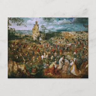 Pieter Bruegel the Elder-The Procession to Calvary Postcard