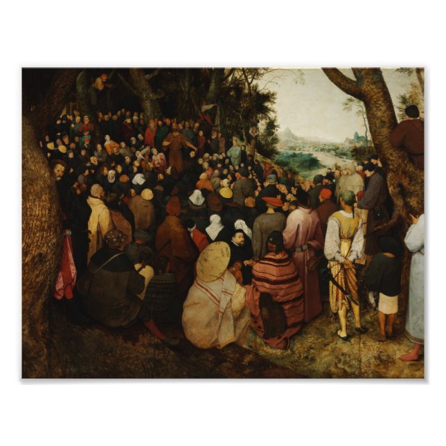 Pieter Bruegel the Elder - The Sermon of St John Photo Print (Front)