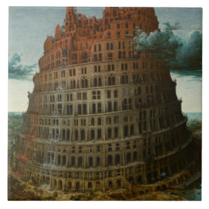 Pieter Bruegel the Elder - The Tower of Babel Tile
