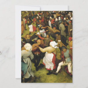 Pieter Bruegel The Elder - The Wedding Dance Invitation