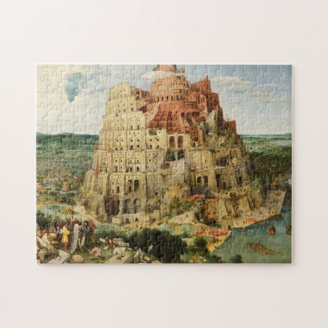 Pieter Bruegel The Tower Of Babel Renaissance Art Jigsaw Puzzle (Horizontal)