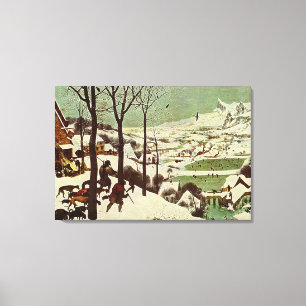 Pieter Bruegel's The Hunters in the Snow - 1565 Canvas Print