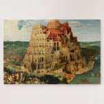 Pieter Bruegel's "The Tower of Babel" (circa 1563) Jigsaw Puzzle<br><div class="desc">Classic Painting of the Tower's Construction. A classic Northern Renaissance artwork that has passed into the public domain and makes wonderful gifts and other products. All of the Fine Art, Vintage Art, Classic Masterpieces, and other Antique Masterworks here at Masterpiece Gallery have been carefully edited and placed on products to...</div>