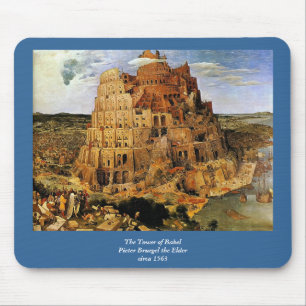 Pieter Bruegel's "The Tower of Babel" (circa 1563) Mouse Mat