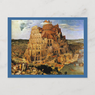 Pieter Bruegel's "The Tower of Babel" (circa 1563) Postcard