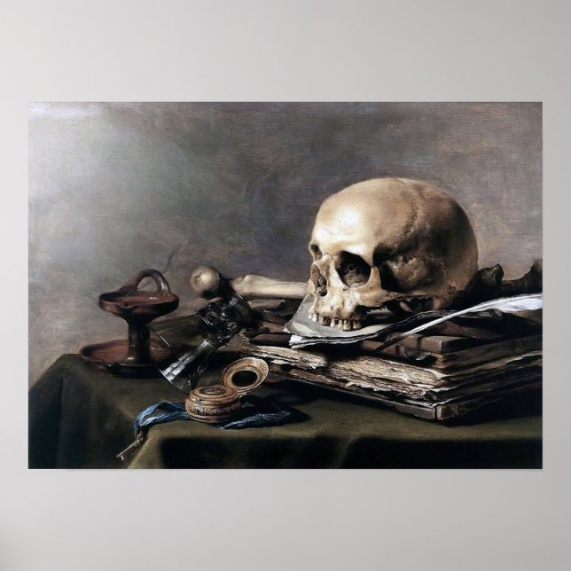 Pieter Claesz,still life Poster (Front)