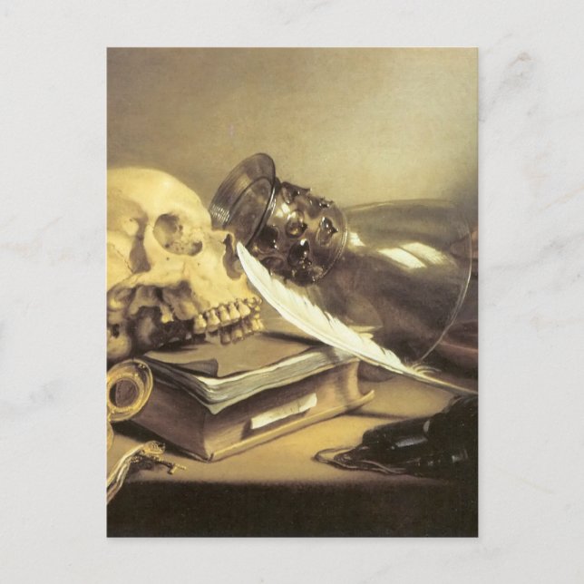 Pieter Claesz Vanitas Still Life Postcard (Front)