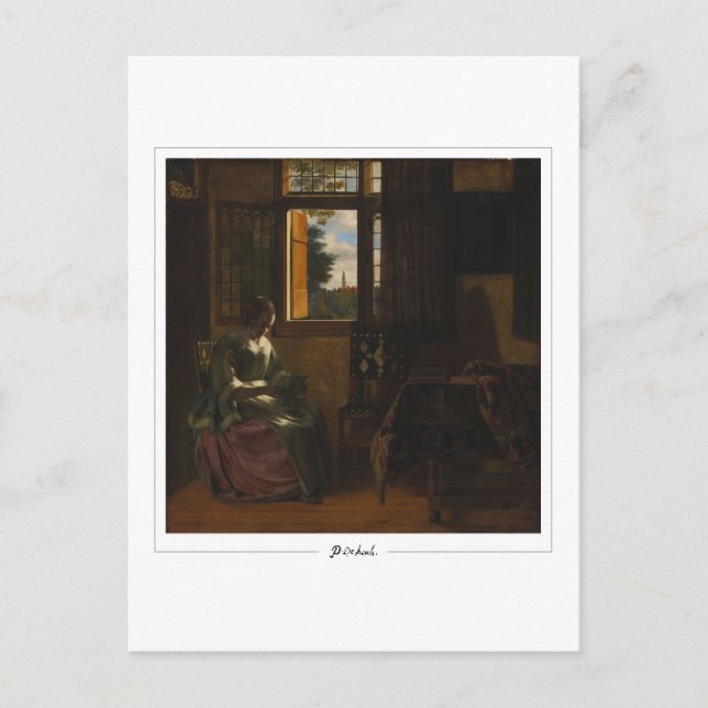 Pieter de Hooch #150 - Fine Art Postcard (Front)
