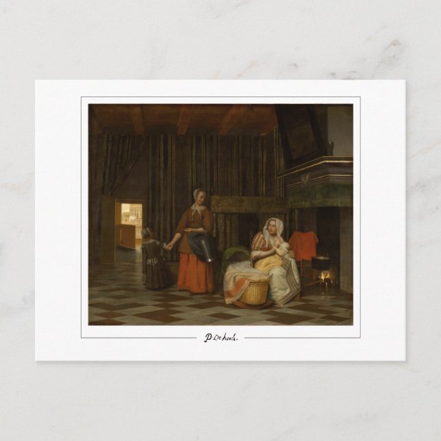 Pieter de Hooch #6 - Fine Art Postcard (Front)