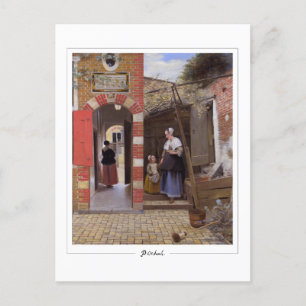 Pieter de Hooch #7 - Fine Art Postcard