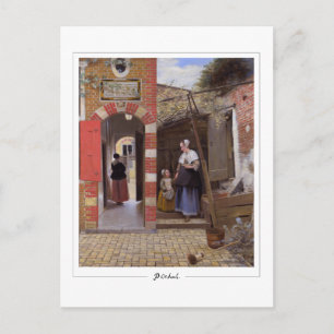Pieter de Hooch #7 - Fine Art Postcard