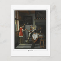 Pieter de Hooch #9 - Fine Art Postcard