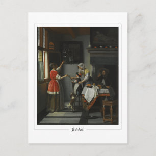 Pieter de Hooch #9 - Fine Art Postcard