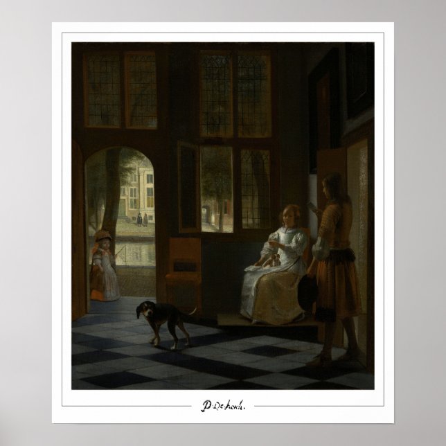 Pieter de Hooch Zedign Art Poster #1 (Front)