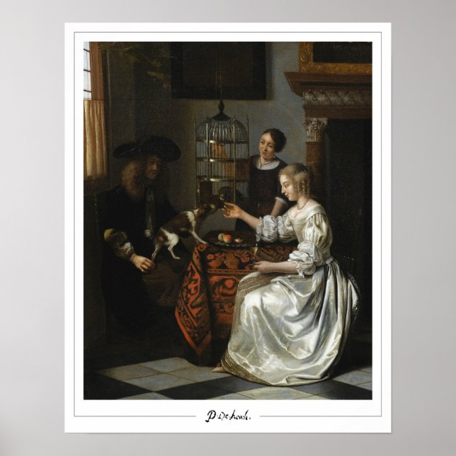 Pieter de Hooch Zedign Art Poster #127 (Front)