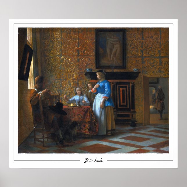 Pieter de Hooch Zedign Art Poster #19 (Front)