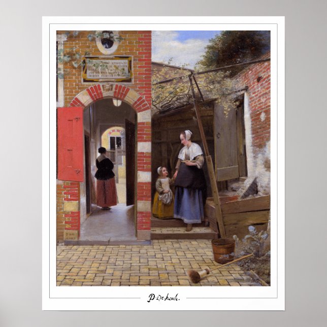 Pieter de Hooch Zedign Art Poster #7 (Front)