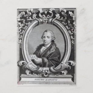 Pietro Nardini, engraved by G. Batta Cechi Postcard