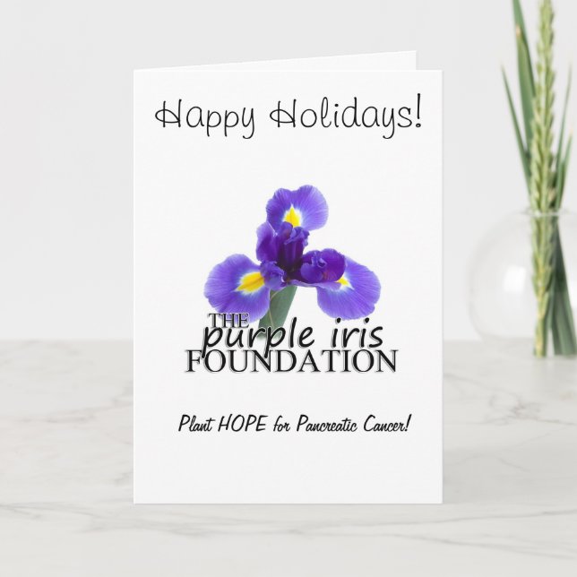 PIF Pancreatic Cancer Awareness Holiday Card (Front)