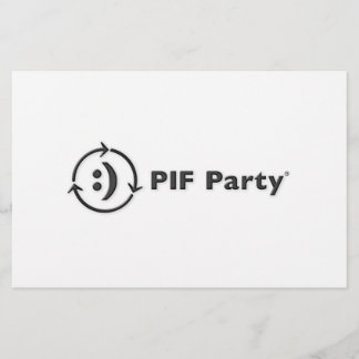 PIF Party Note Cards