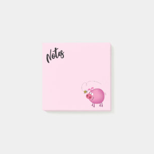 Pig and Bee Friends  Post-it Notes
