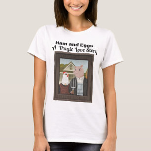 Pig and Hen A Vegan Tragedy T-Shirt