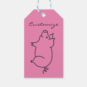 Pig Animal Thunder_Cove Gift Tags
