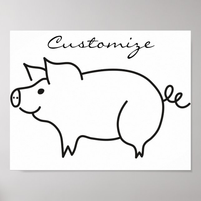 Pig Animal Thunder_Cove Poster (Front)