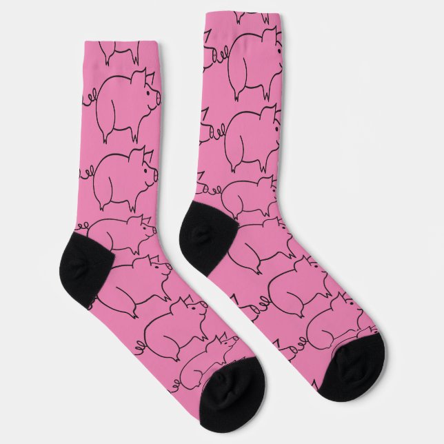 Pig Animal Thunder_Cove Socks (Right)