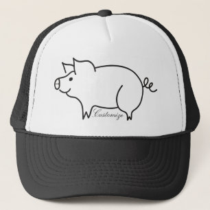Pig Animal Thunder_Cove Trucker Hat