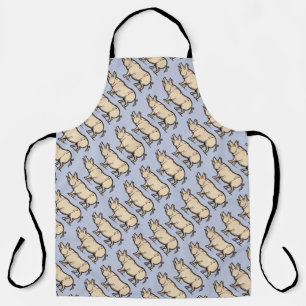 Pig Antique Piggy Cute Vintage Illustration Apron