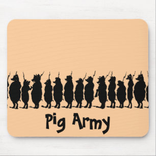 Pig Army Mouse Mat