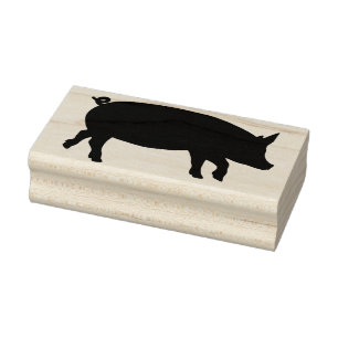 pig art stamp