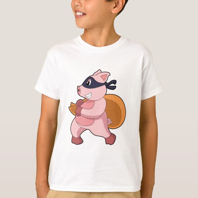 Pig as Runner T-Shirt (Front)
