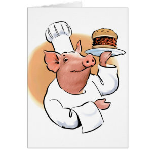 Pig BBQ Card