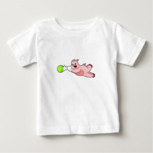 Pig Bowling Bowling ball Baby T-Shirt