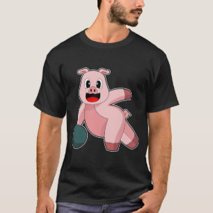 Pig Bowling Bowling ball T-Shirt