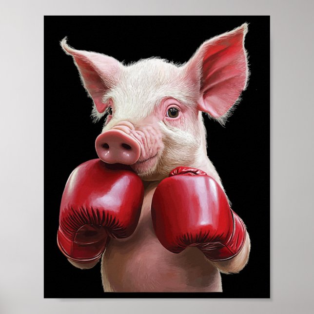 Pig Boxing  Poster (Front)