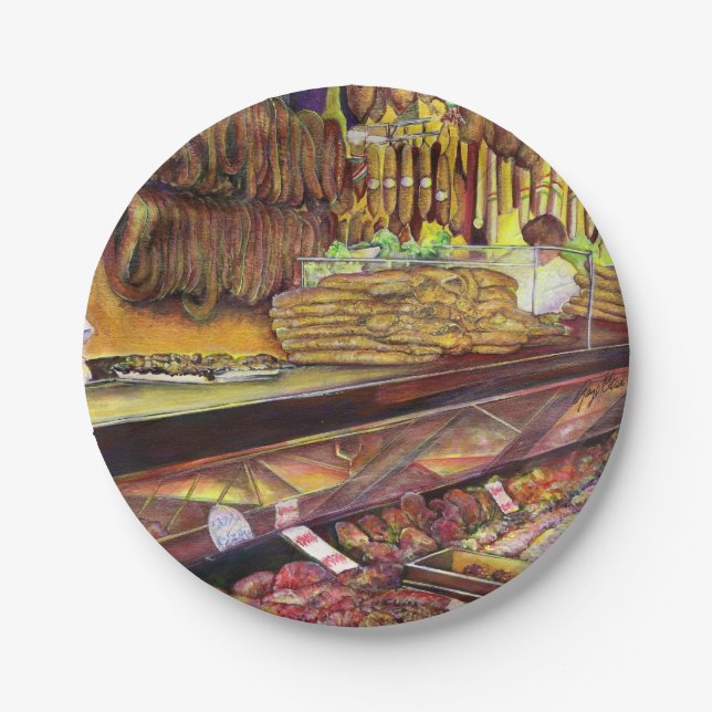 Pig, Budapest Paper Plate (Front)