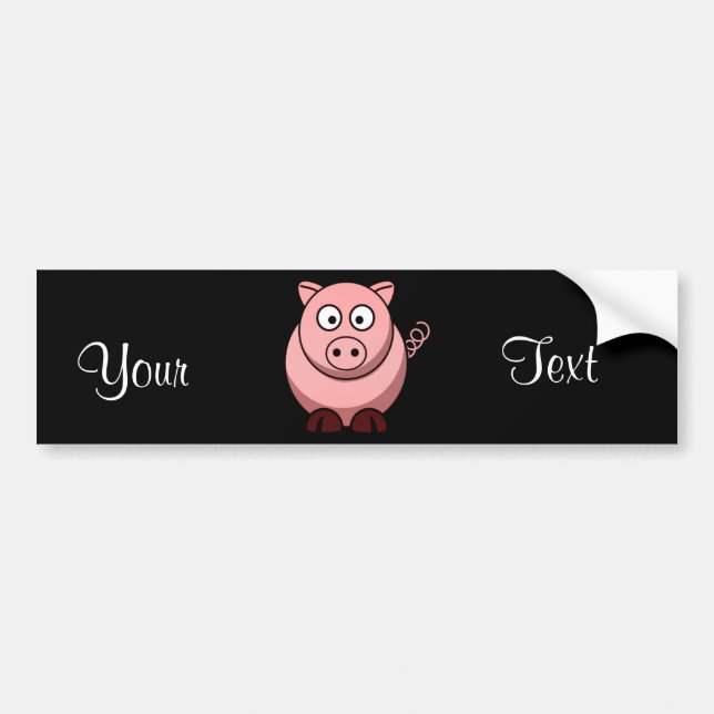 Pig Bumper Sticker (Front)