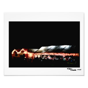Pig Camping Photo Print