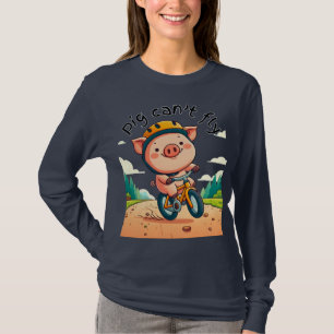 Pig Can't Fly. T-Shirt