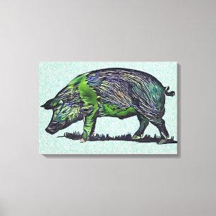 Pig Canvas Print