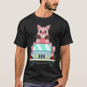 Pig Car T-Shirt