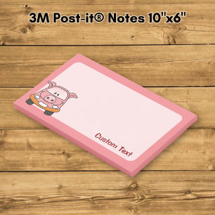 Pig Cartoon Car Post-it Notes