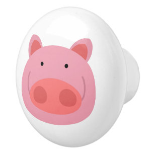 Pig Ceramic Knob
