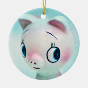 Pig Ceramic Tree Decoration