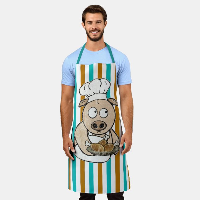 Pig Chef Apron (Worn)