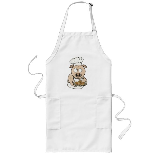 Pig Chef Long Apron (Front)